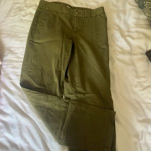 JCREW GREEN PANTS